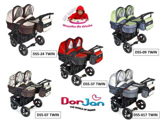 DorJan Danny Sport 5 Twin wózek 3 w 1 DS5 KOLORYSTYKA 1