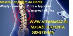 Masaż z dojazdem w warszawie